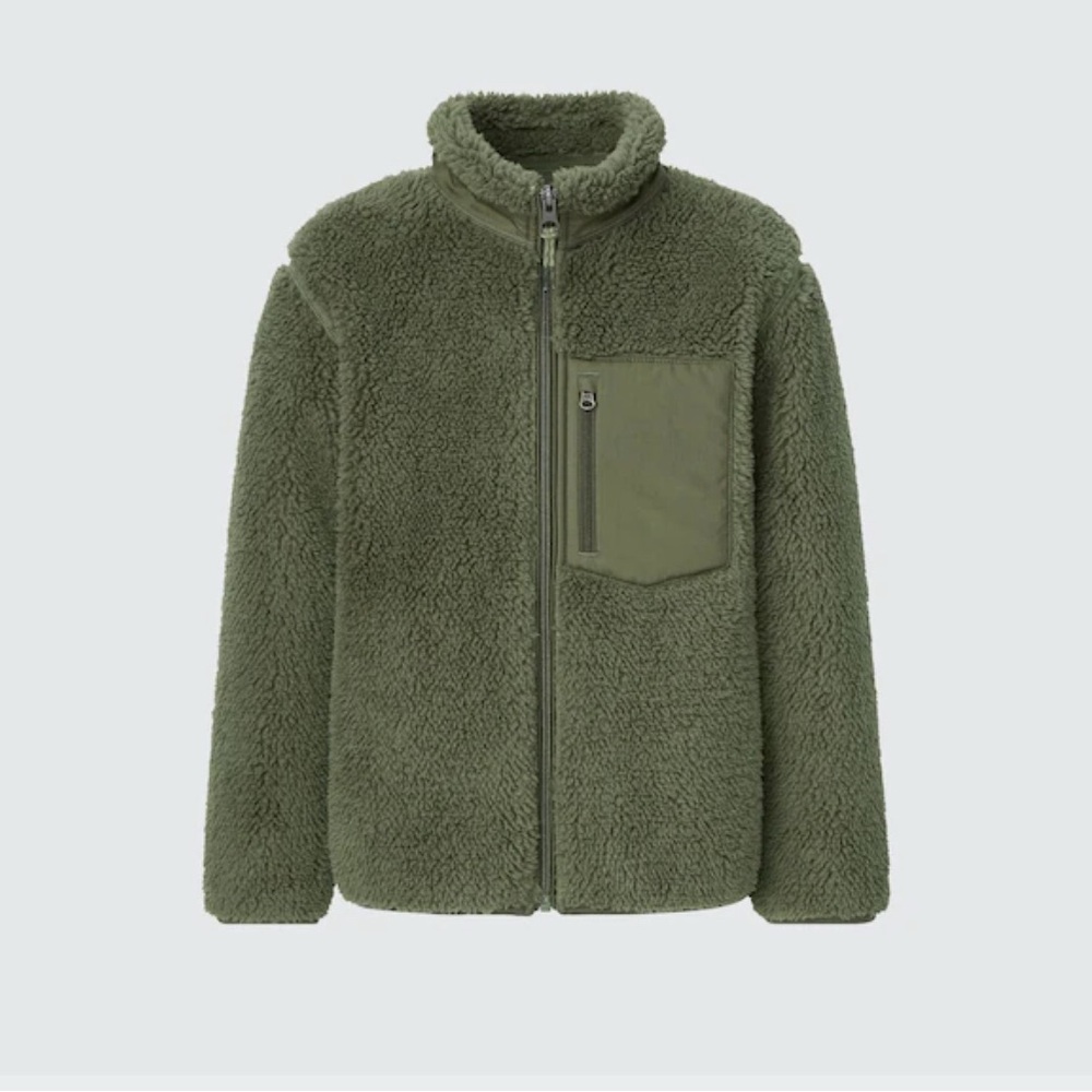 Kids Uniqlo Fleece Windproof Jacket